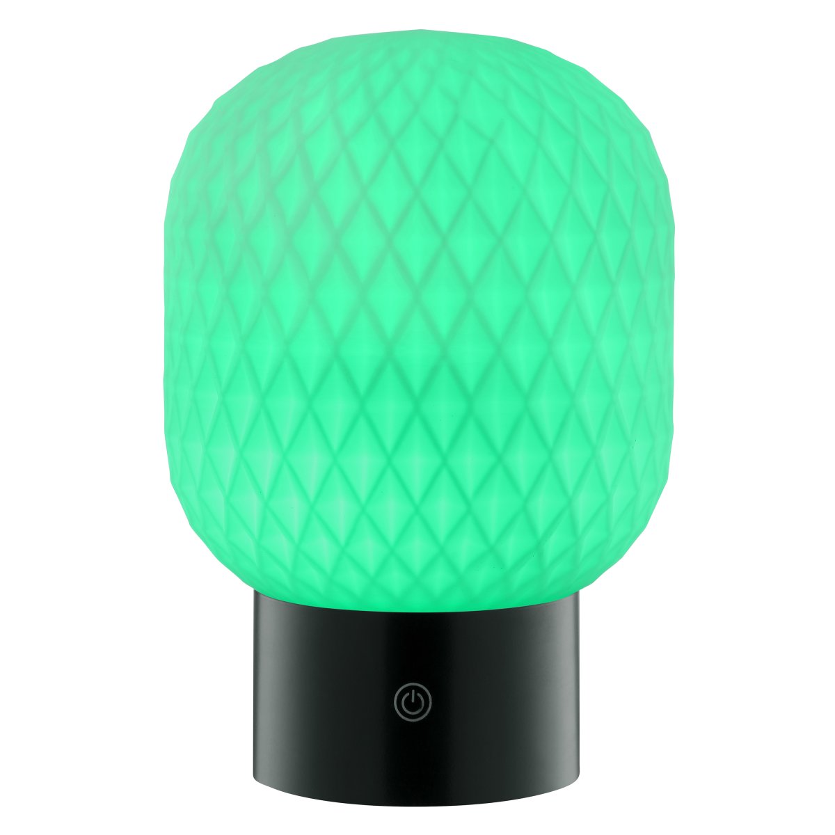Sarastro 20cm Noir portable De Brilliant - Sarastro est une lampe portable et rechargeable en verre et plastique, au style moderne et élégant.