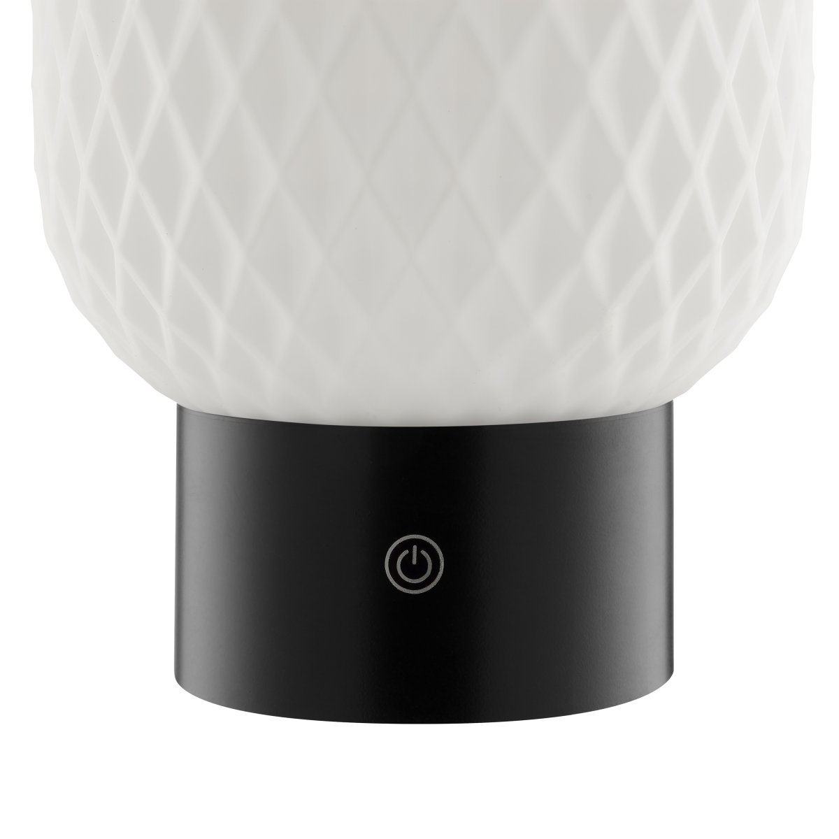 Sarastro 20cm Noir portable De Brilliant - Sarastro est une lampe portable et rechargeable en verre et plastique, au style moderne et élégant.