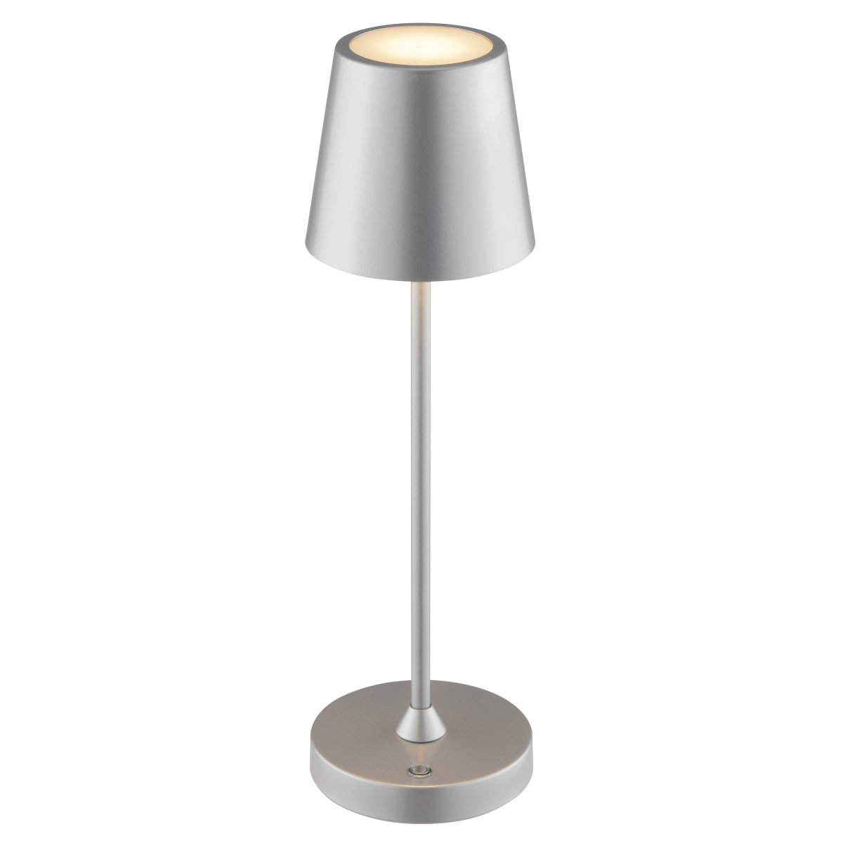 Elora 37cm Argent portable De Brilliant - Cependant, pour une longue durée de vie, il est conseillé de la ranger et de la recharger à l'intérieur.