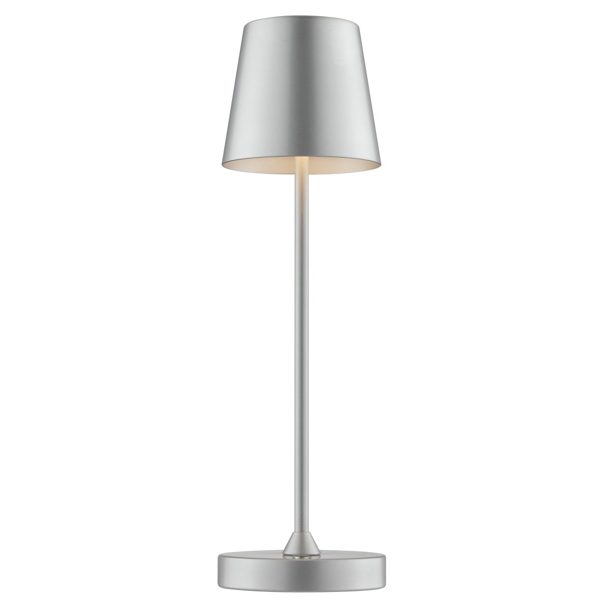 Elora 37cm Argent portable De Brilliant - Cependant, pour une longue durée de vie, il est conseillé de la ranger et de la recharger à l'intérieur.
