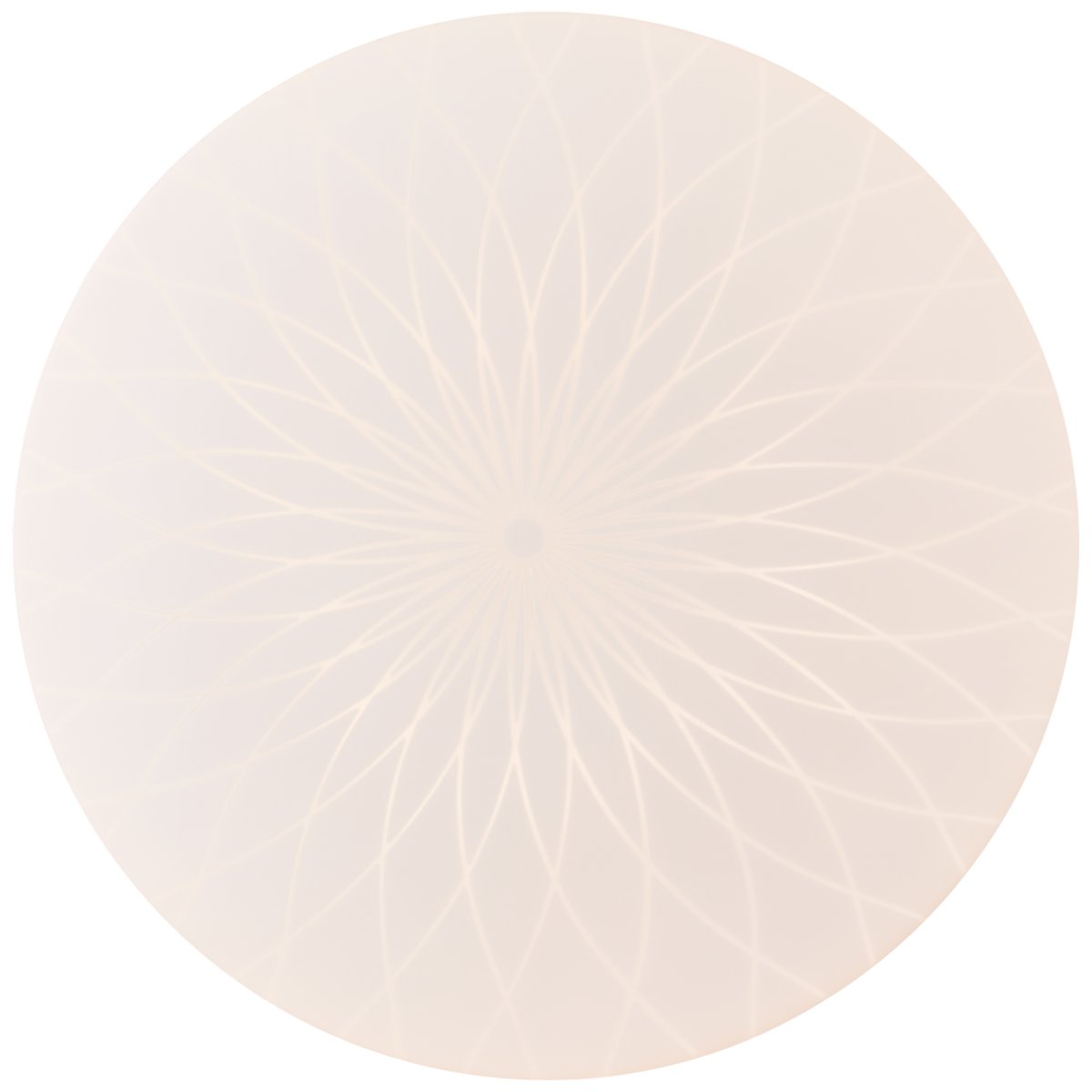 Farah Ø26 Blanc plafonnier De Brilliant - La source lumineuse LED int&eacute;gr&eacute;e produit une lumi&egrave;re blanc chaud (3000 K) et une luminosit&eacute; de 1400 lumens, id&eacute;ale pour cr&eacute;er un environnement agr&eacute;able et lumineux, comme un couloir ou une cuisine.