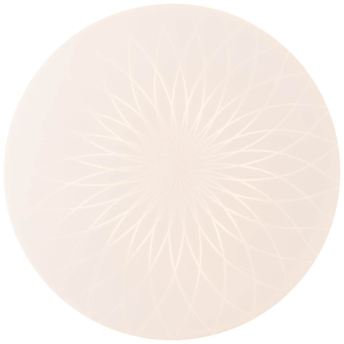 Farah Ø34 Blanc plafonnier De Brilliant - La source lumineuse LED int&eacute;gr&eacute;e produit une lumi&egrave;re blanc chaud (3000 K) et une luminosit&eacute; de 2600 lumens, id&eacute;ale pour cr&eacute;er un environnement agr&eacute;able et lumineux, comme un couloir ou une cuisine.
