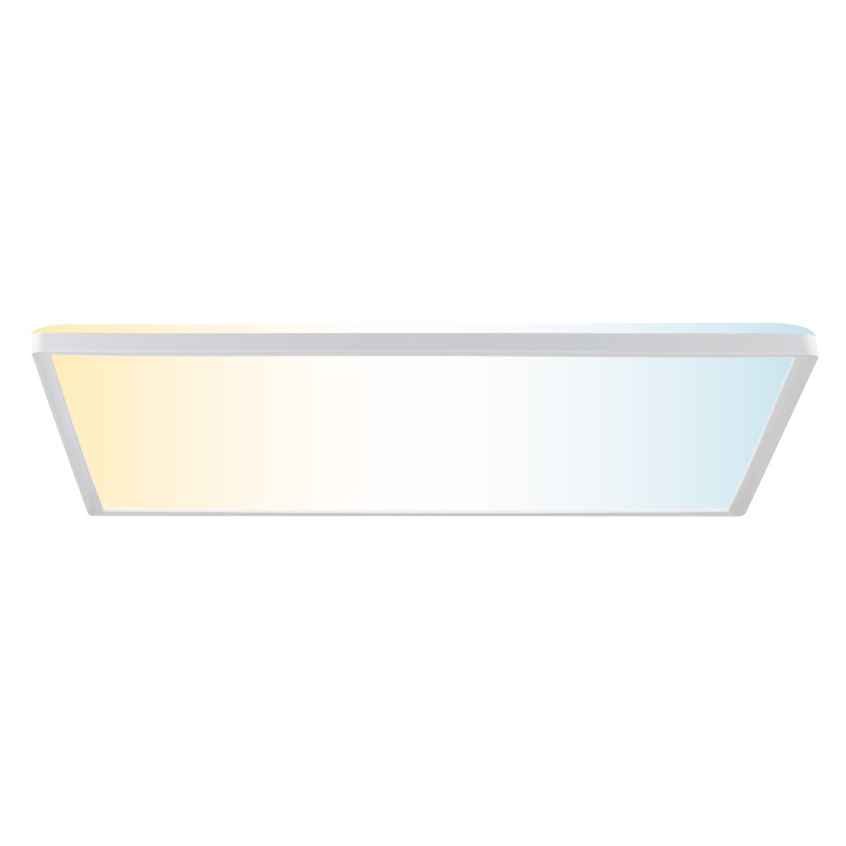 Avola 56cm Blanc plafonnier De Brilliant - Avola est un plafonnier moderne entièrement en plastique, doté d'un cadre blanc qui entoure élégamment un panneau LED intégré.