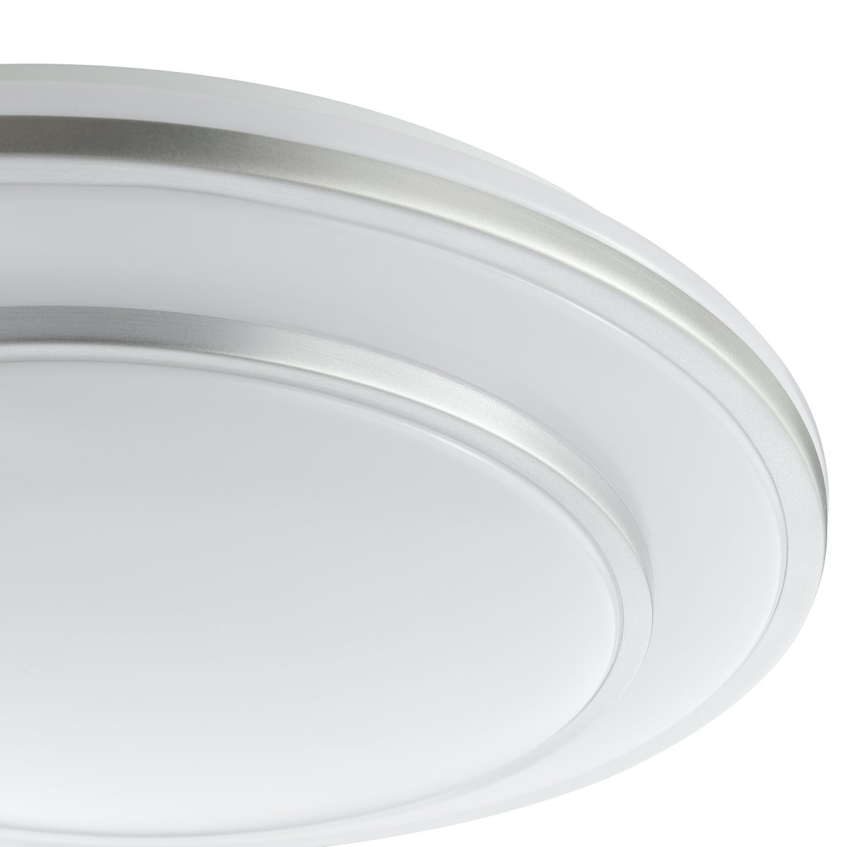Luciano Ø40 Argent plafonnier De Brilliant - Luciano est un excellent choix pour tous ceux qui souhaitent allier fonctionnalité, qualité et design intemporel dans un seul luminaire.
