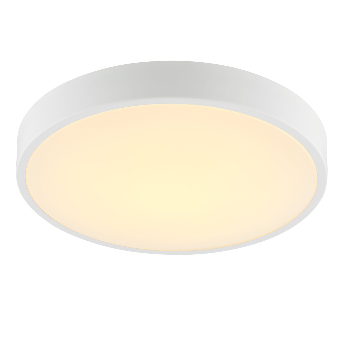 Slimline Ø40 Blanc plafonnier De Brilliant - Grâce à la télécommande incluse, vous pouvez facilement tamiser la luminosité et ajuster la température de couleur, d'une lumière chaude et agréable à un blanc froid et vivifiant.