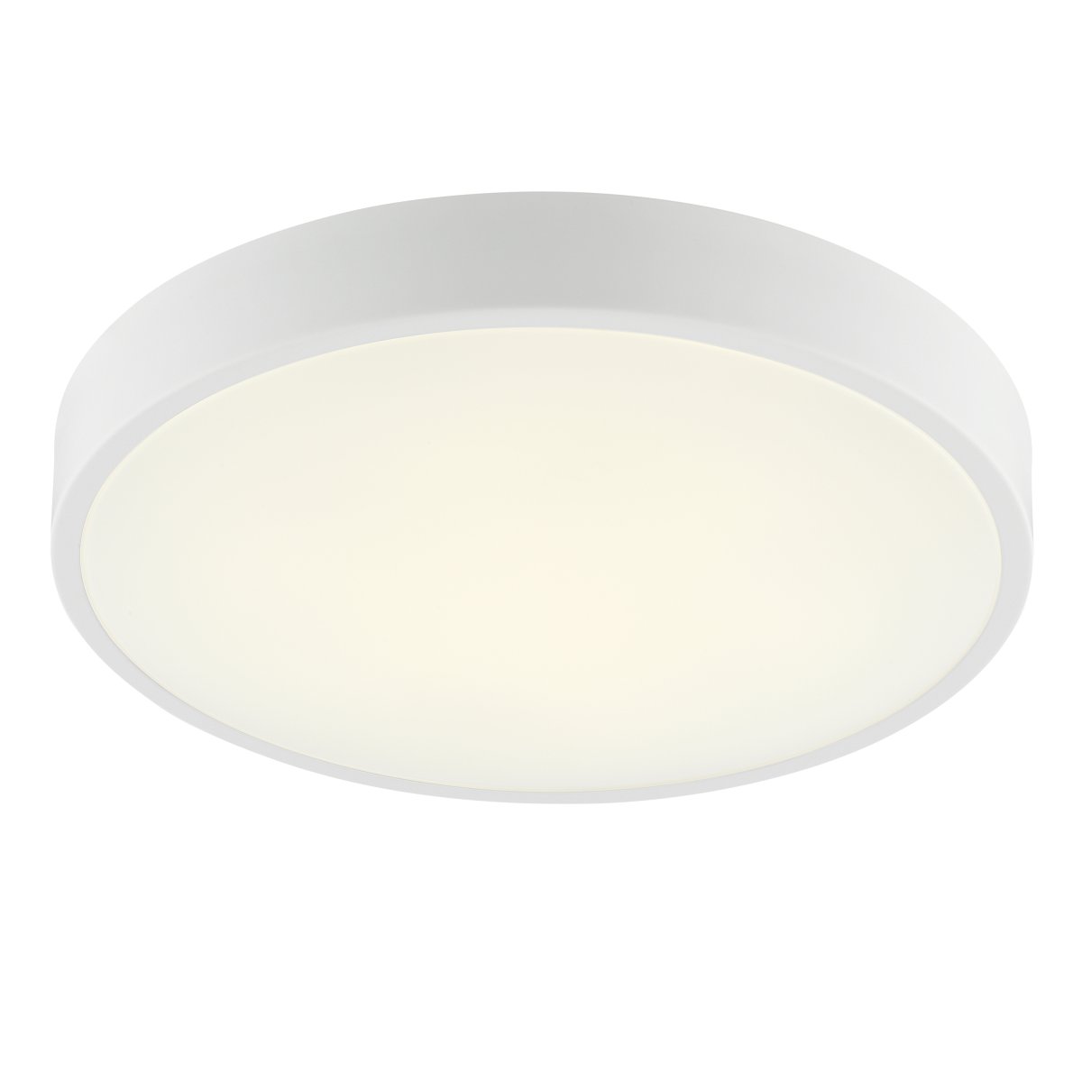Slimline Ø40 Blanc plafonnier De Brilliant - Grâce à la télécommande incluse, vous pouvez facilement tamiser la luminosité et ajuster la température de couleur, d'une lumière chaude et agréable à un blanc froid et vivifiant.