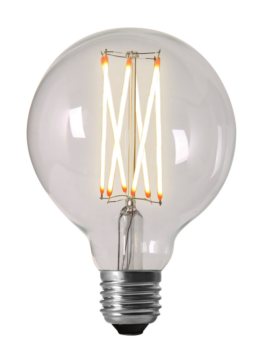 E27 Globe 95 Blanc Chaud De Lampan - Il est dimmable pour toutes les occasions, dispose d'un faisceau lumineux &agrave; 360&deg; et d'une dur&eacute;e de vie impressionnante allant jusqu'&agrave; 25 000 heures.