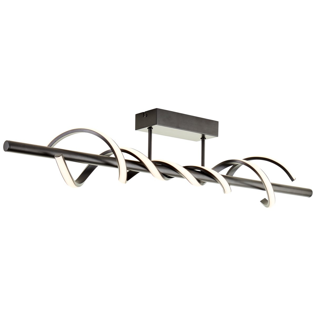 Amalie 95cm Noir plafonnier De Brilliant - Son intensit&eacute; lumineuse est r&eacute;glable sur trois niveaux, s'adaptant &agrave; tous les besoins et &agrave; toutes les occasions.