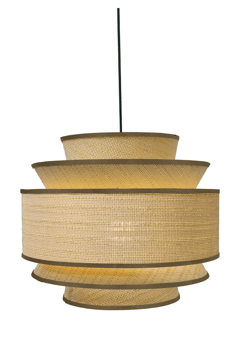 Ambrosia Ø50 Nature suspension De Aneta Lighting - Les diff&eacute;rentes formes et niveaux dessinent une silhouette &eacute;l&eacute;gante et donnent &agrave; Ambrosia son caract&egrave;re unique.