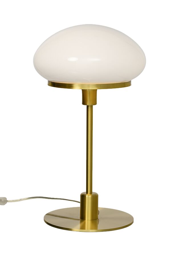 New August 48cm Laiton mat lampe de table De Aneta Lighting - Nouvelle lampe de table élégante d'August dans un modèle classique avec un design plus moderne.