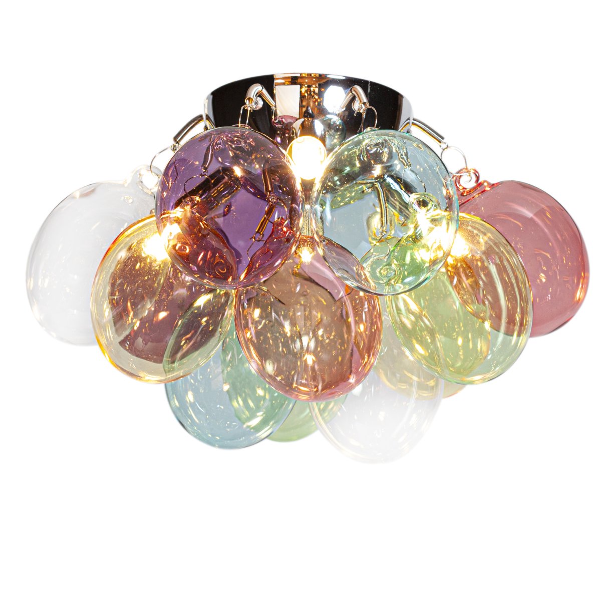Gross Ø30 Multicolore plafonnier De By Rydéns - La famille Gross accueille un nouveau membre avec ce plafonnier en verre multicolore.