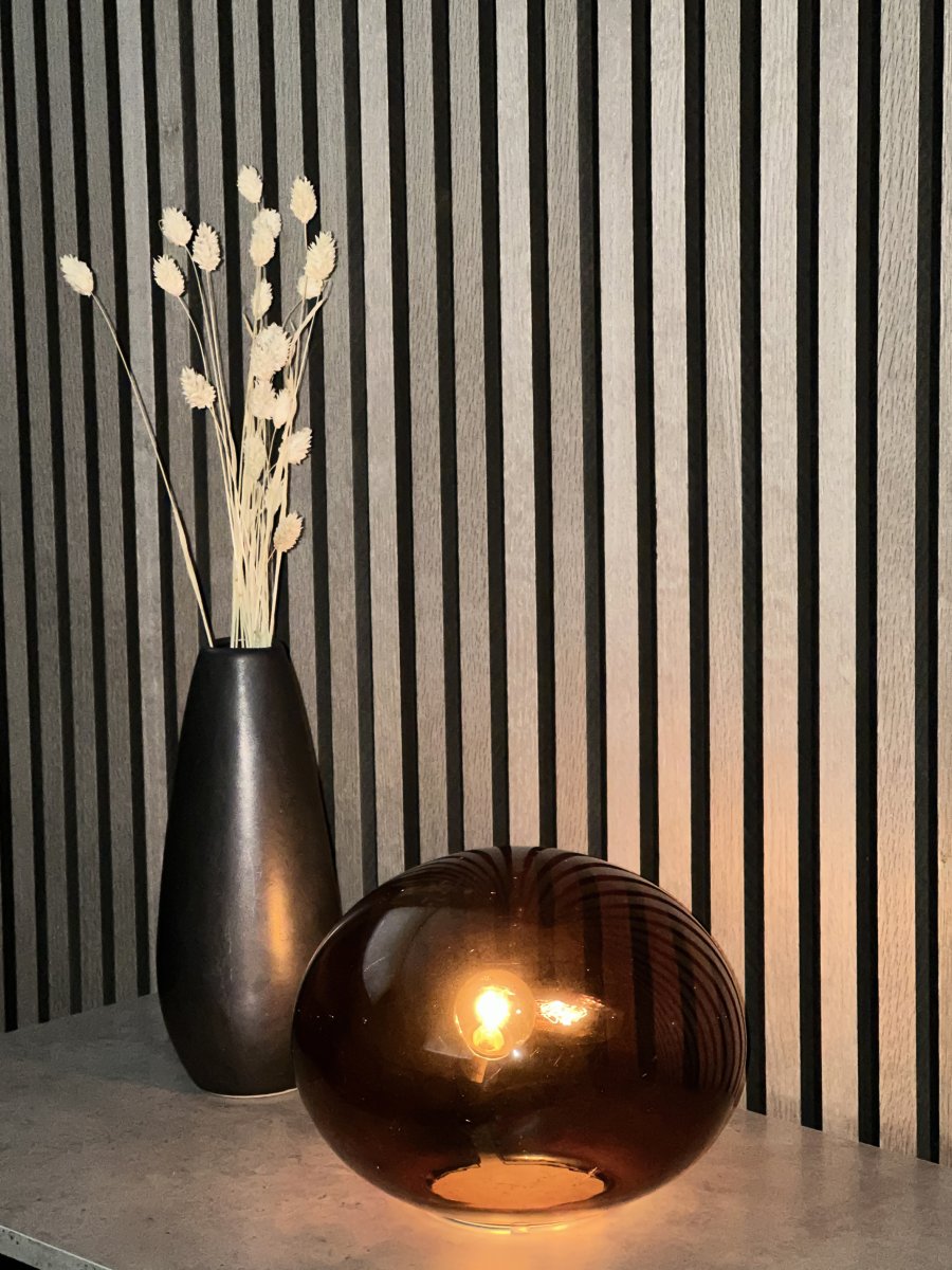 Globus 18cm Brun lampe de table De Aneta Lighting - 