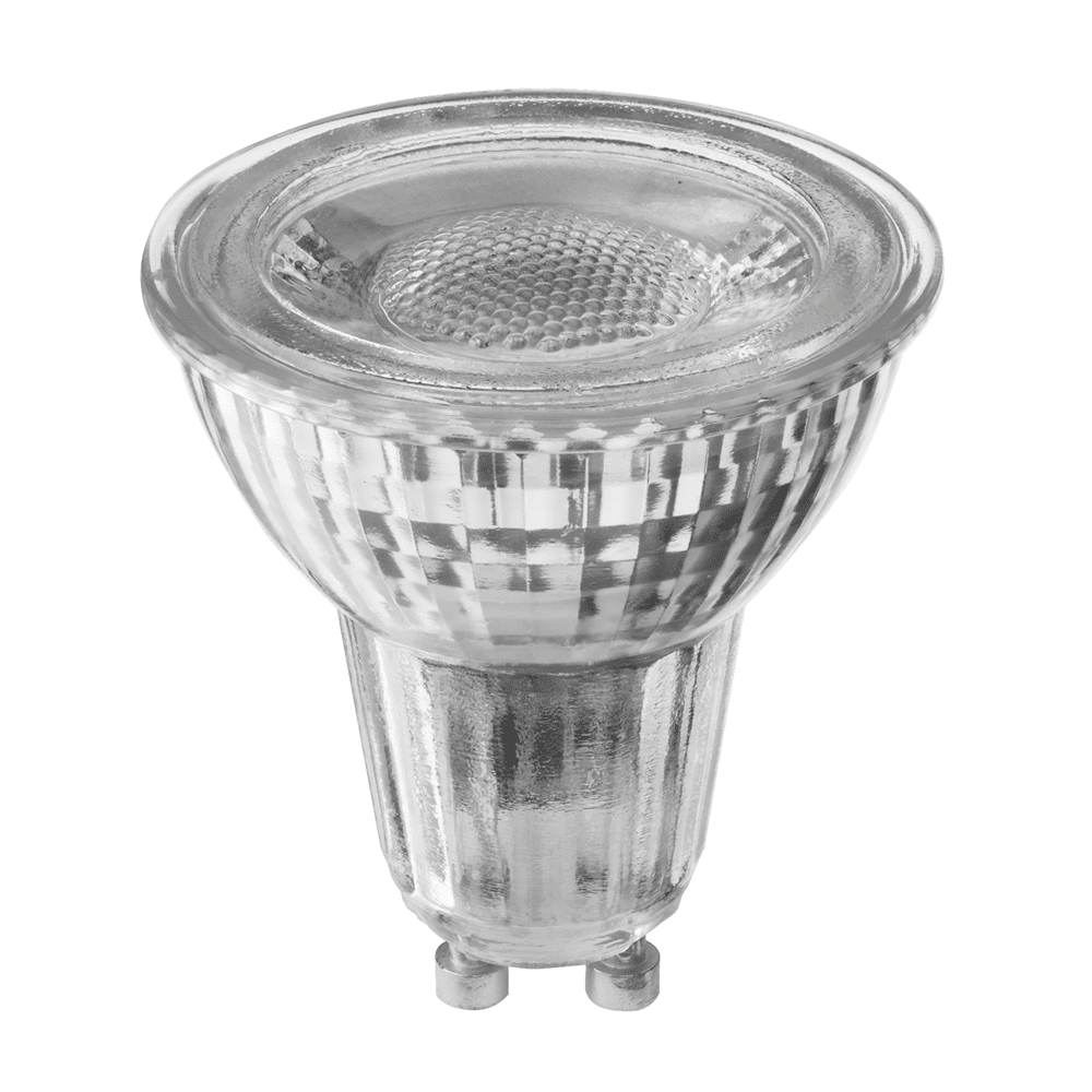 GU10 LED 7W Dimmable Transparent De Unison - Spot LED GU10 &agrave; intensit&eacute; variable avec rendu des couleurs &eacute;lev&eacute; (RA90).