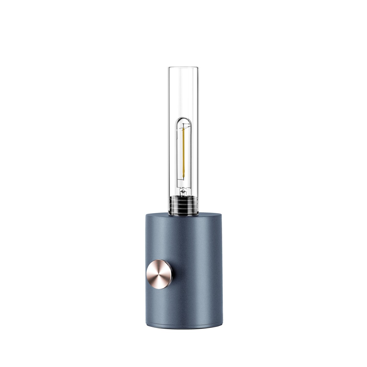 Harbor 28cm Bleu mat lampe de table De Herstal - Harbor est une interpr&eacute;tation moderne de la lampe &agrave; huile classique pour un usage maritime.