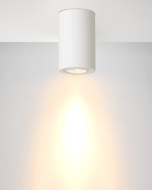 Gipsy Blanc spot De Lucide - Gipsy est un spot &eacute;l&eacute;gant et moderne qui allie esth&eacute;tique et fonctionnalit&eacute; dans un style minimaliste.