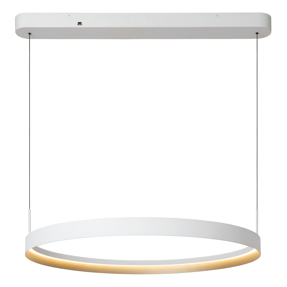 Radiant Ø80 Blanc suspension De Lucide - La temp&eacute;rature de couleur, r&eacute;glable du blanc chaud au blanc froid gr&acirc;ce &agrave; un commutateur DIP lors de l'installation, permet d'adapter parfaitement l'&eacute;clairage &agrave; la pi&egrave;ce et &agrave; vos besoins.