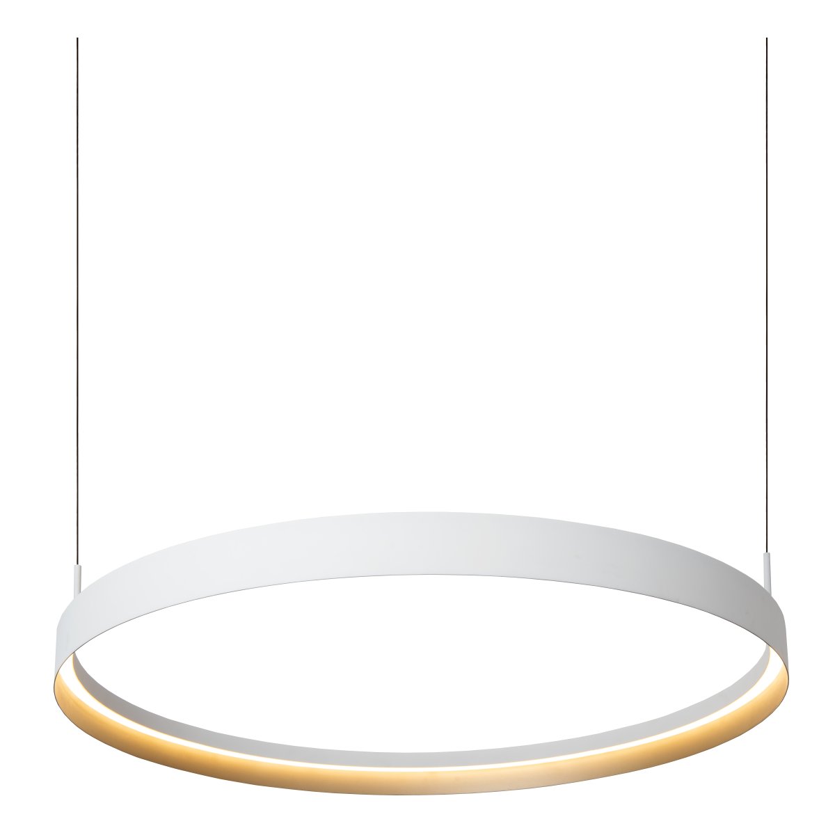 Radiant Ø80 Blanc suspension De Lucide - La temp&eacute;rature de couleur, r&eacute;glable du blanc chaud au blanc froid gr&acirc;ce &agrave; un commutateur DIP lors de l'installation, permet d'adapter parfaitement l'&eacute;clairage &agrave; la pi&egrave;ce et &agrave; vos besoins.