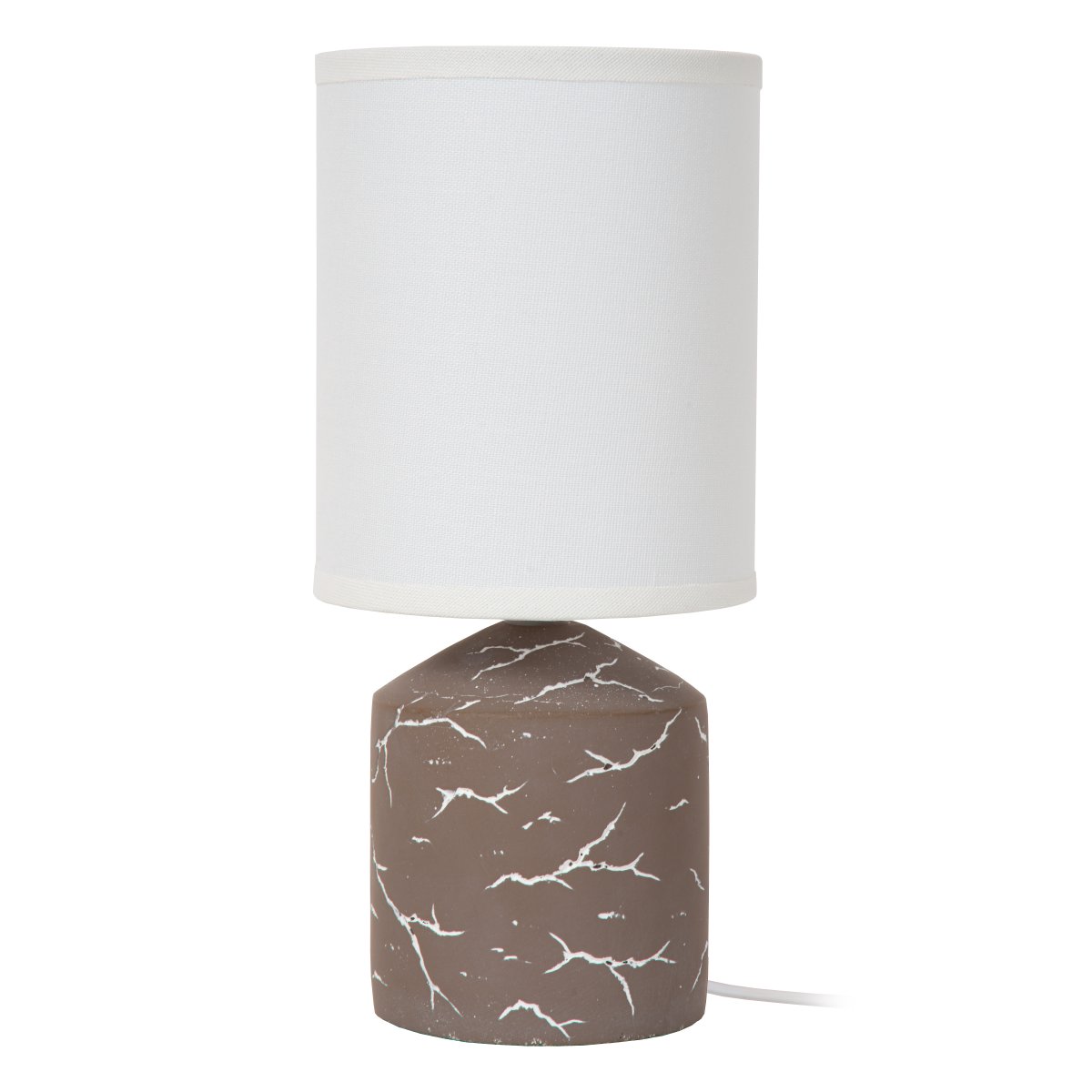 Fran 30cm Taupe lampe de table De Lucide - Fran est idéale sur une table d'appoint, une table de chevet ou un bureau.