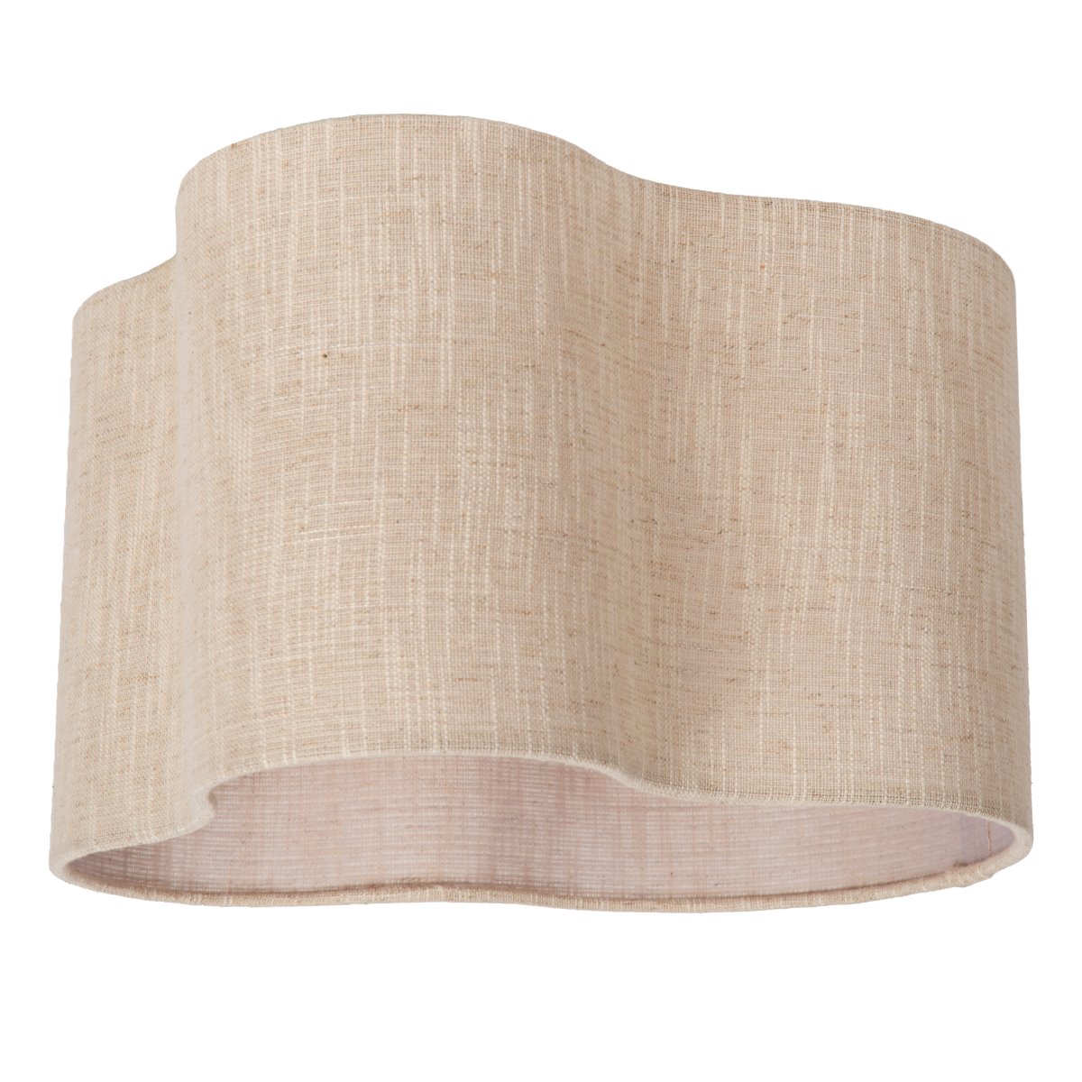 Chantal Ø40 Beige plafonnier De Lucide - L'abat-jour en tissu beige naturel diffuse agr&eacute;ablement la lumi&egrave;re et cr&eacute;e une ambiance chaleureuse et cosy.