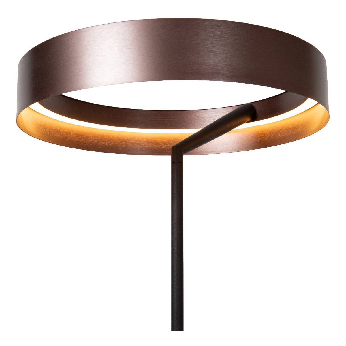 Leonard Brun lampadaire De Lucide - Leonard est id&eacute;al pour le salon et convient aussi bien &agrave; un &eacute;clairage g&eacute;n&eacute;ral qu'&agrave; la cr&eacute;ation d'une ambiance chaleureuse et intime.