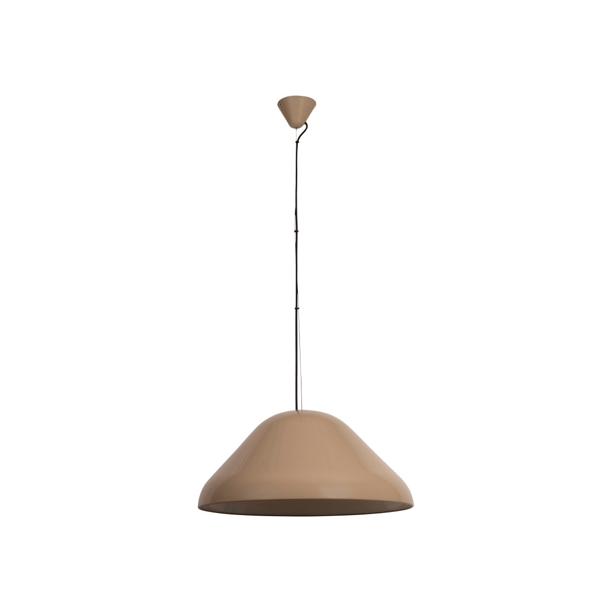 Andres Ø56 Taupe suspension De Lucide - Elle diffuse une lumi&egrave;re agr&eacute;able et cr&eacute;e une ambiance chaleureuse.