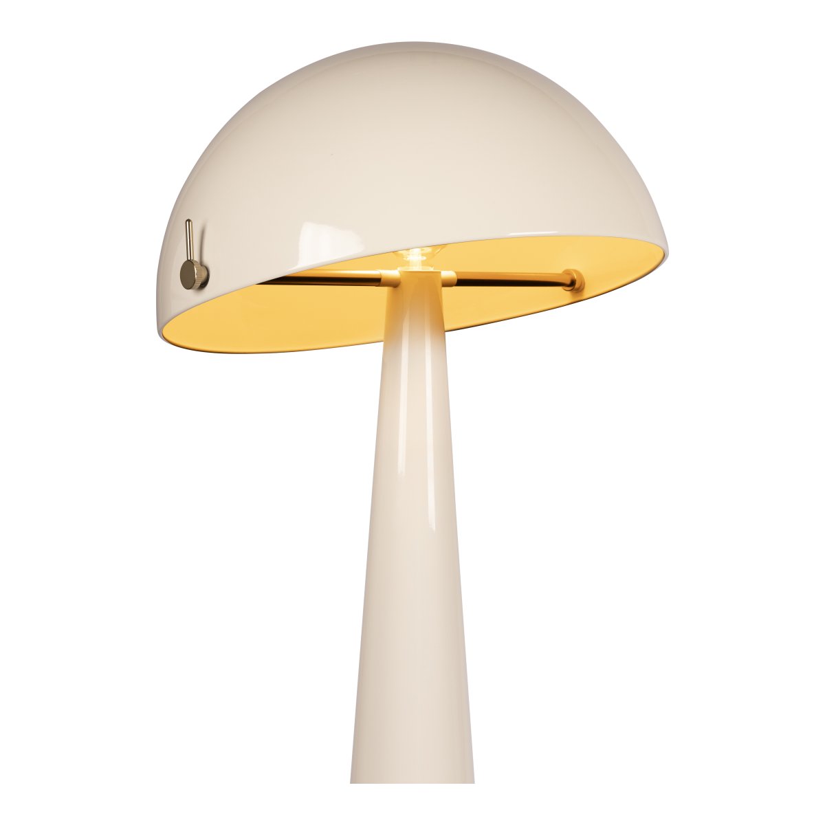 Barone Blanc crémeux lampadaire De Lucide - Un c&acirc;ble textile noir de 1,8 m et une prise secteur sont inclus.