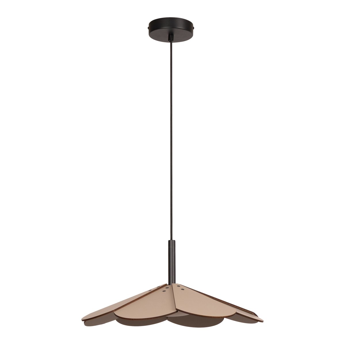Blomster Ø47 Taupe suspension De Lucide - La suspension d&eacute;corative en bois Flowers, dans une douce teinte taupe, cr&eacute;e une ambiance chaleureuse et harmonieuse dans n'importe quelle pi&egrave;ce.