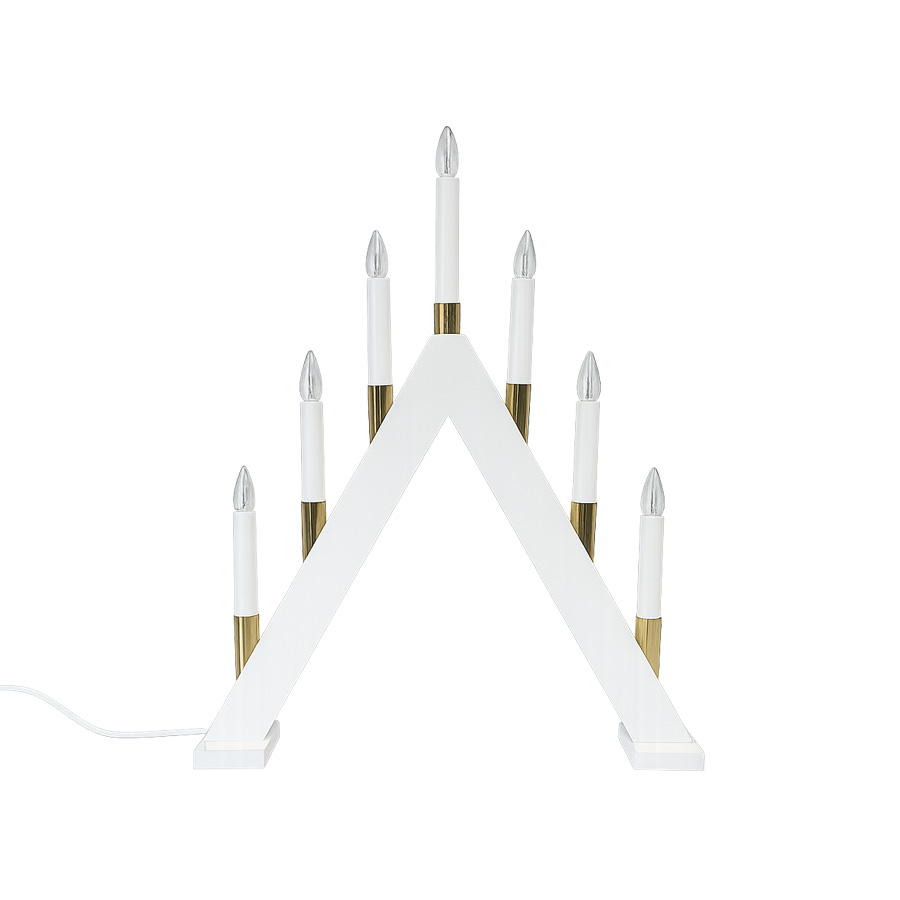 Hilda 7 Blanc De Pixie Design - Il est recommand&eacute; de le placer dans la fen&ecirc;tre ou sur la commode du salon.