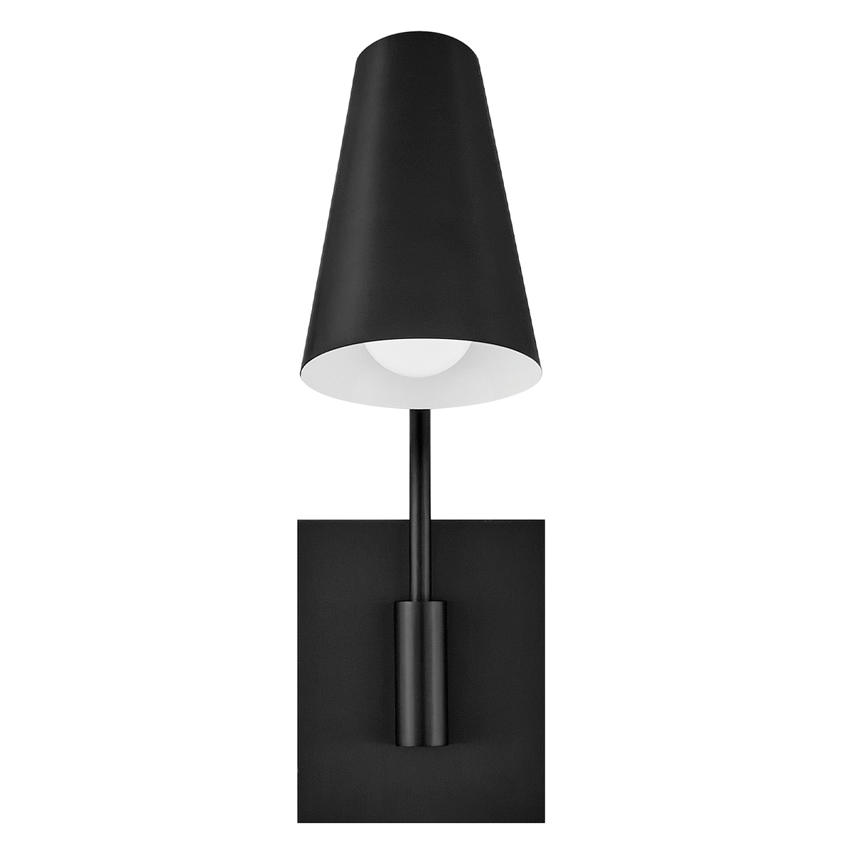 Bray 42cm Noir lampe de lecture De Elstead Lighting - Fine et &eacute;lanc&eacute;e, elle est id&eacute;ale comme lampe de chevet, lampe de canap&eacute; ou de fauteuil.