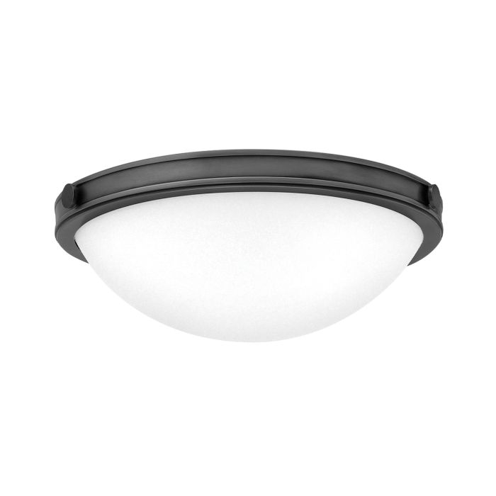 Collier Ø35 Noir plafonnier De Elstead Lighting - Des d&eacute;tails tels que les boutons, les charni&egrave;res et la structure laqu&eacute;e noire conf&egrave;rent &agrave; la lampe une allure sophistiqu&eacute;e, &agrave; la fois contemporaine et intemporelle.