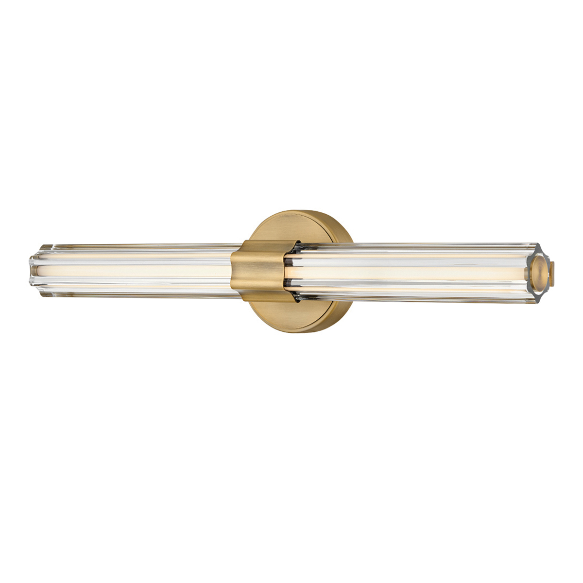 Georgette 60cm Laiton lampe de salle de bain De Elstead Lighting - Certifiée IP44, Georgette est parfaitement adaptée à une utilisation en salle de bain.