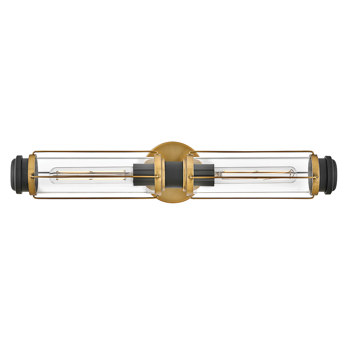 Masthead 60cm Laiton lampe de salle de bain De Elstead Lighting - Masthead est une lampe de salle de bain exclusive et élégante qui allie design industriel et élégance moderne.