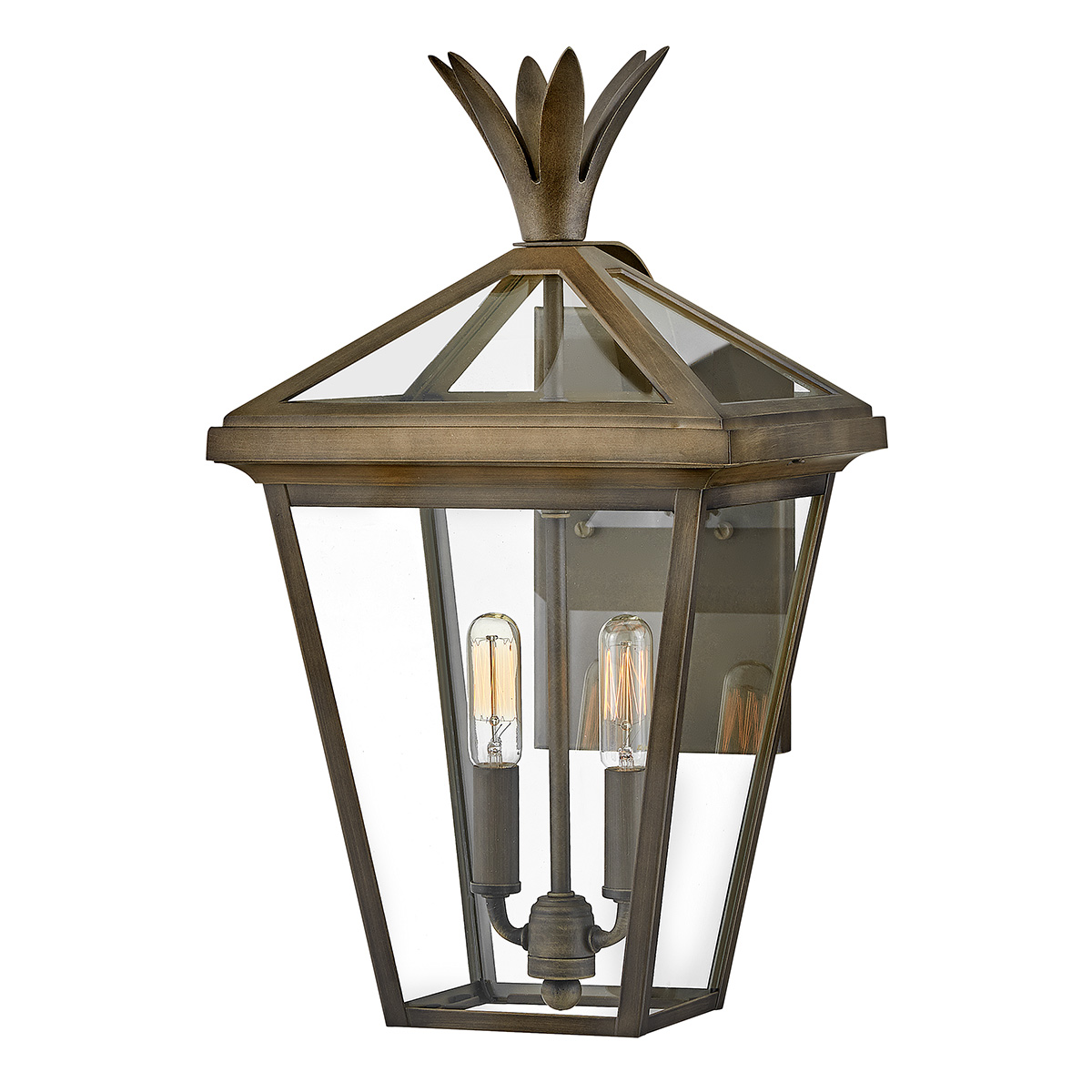 Palma Bronze lampe d’extérieur De Elstead Lighting - Fabriqué en aluminium avec du verre transparent, Palma offre à la fois durabilité et une touche de charme à l'ancienne, parfait pour une utilisation en extérieur.