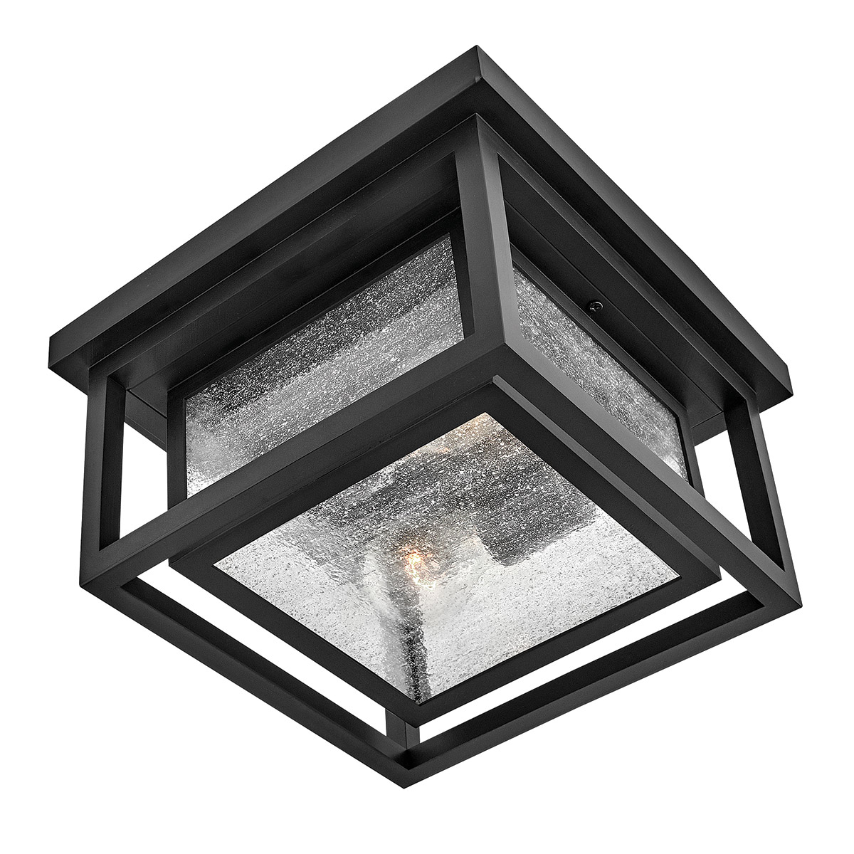 Republic 28cm Noir De Elstead Lighting - Fabriqu&eacute; en mat&eacute;riau composite noir r&eacute;sistant aux intemp&eacute;ries, il est prot&eacute;g&eacute; contre la d&eacute;coloration, la rouille et la corrosion.