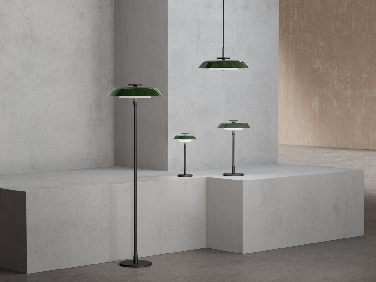 Horisont 47cm Vert forêt lampe de table De Belid - 