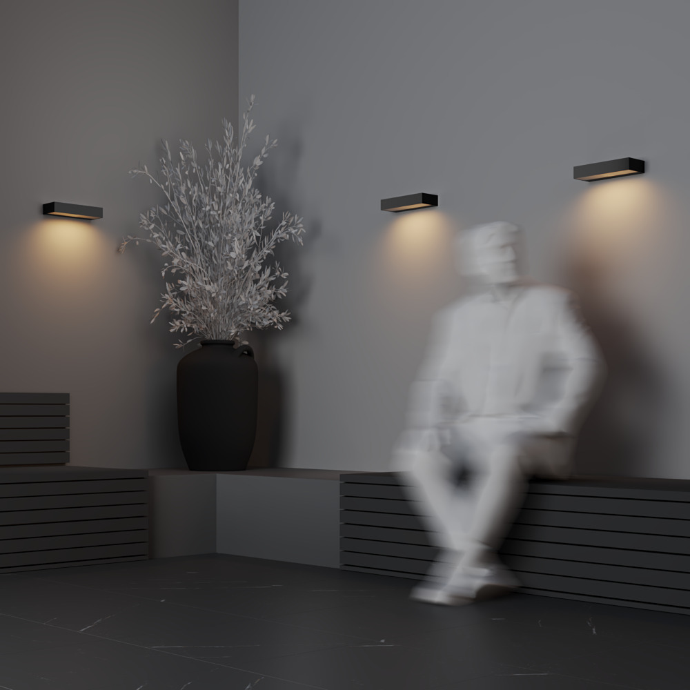 Lot Graphite lampe d’extérieur De Maytoni - La lampe a un degré élevé de protection contre la poussière et l'humidité, IP65, et est donc idéale pour une utilisation en intérieur et en extérieur.