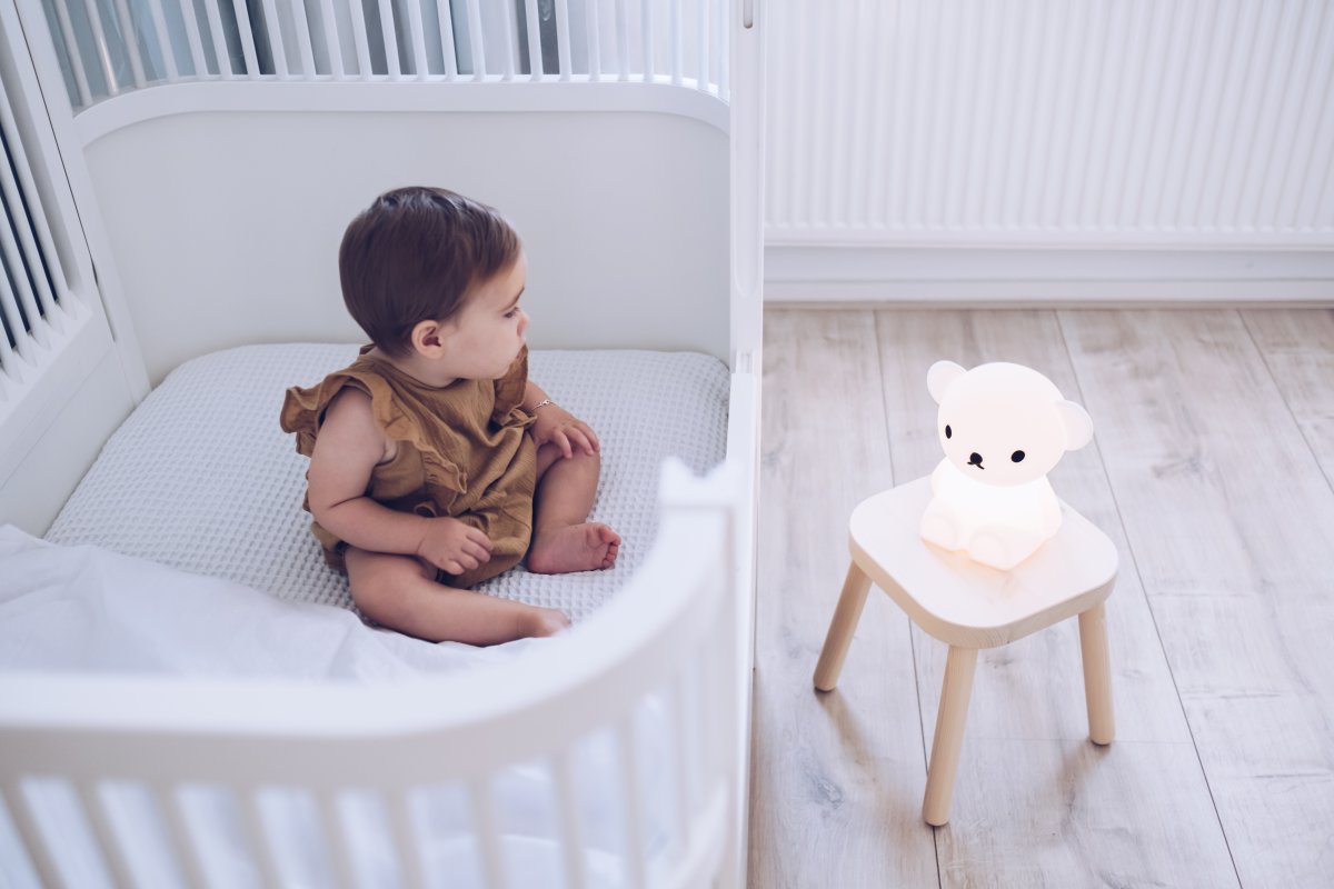 Boris First Light Blanc lampe pour enfant De Mr Maria - Boris First Light, une veilleuse avec 6 réglages d'éclairage dont le mode nuit de M.