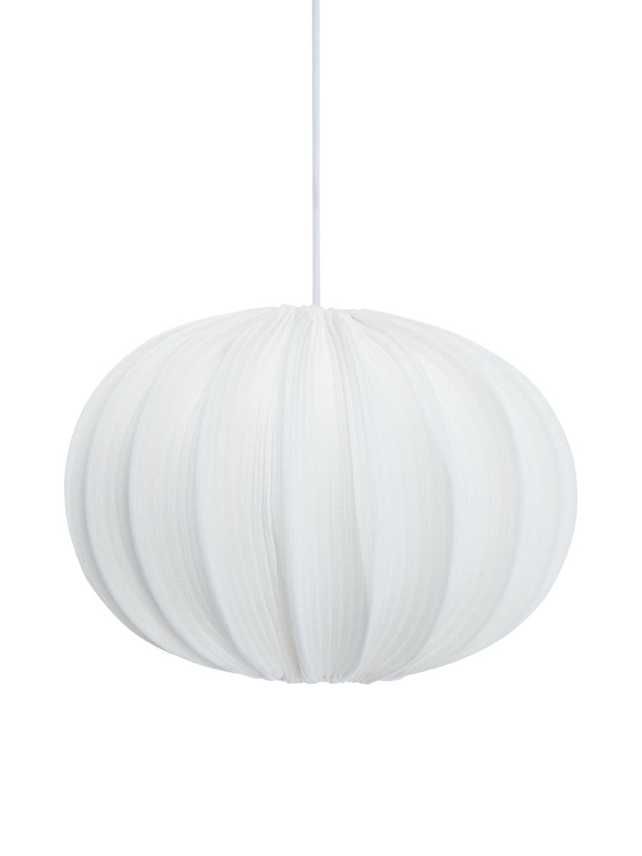 Hilma Abat-Jour Ø40 Excl. Suspension Blanc cassé suspension De PR Home - Il est pr&eacute;f&eacute;rable d&rsquo;utiliser une source de lumi&egrave;re opale, qui garantit que la lumi&egrave;re circule magnifiquement sur tout l&rsquo;&eacute;cran.