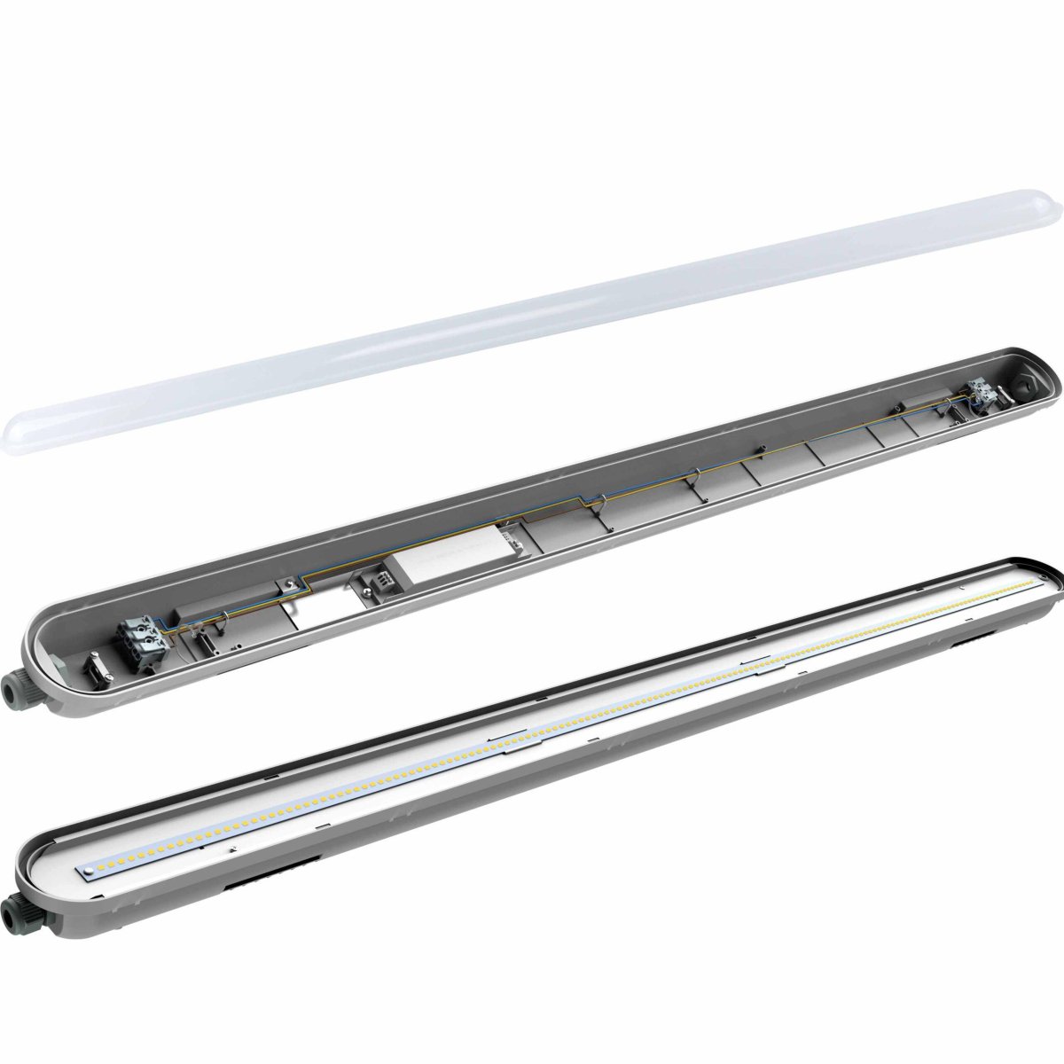 Sixtyfivey 4000K 120cm Gris De Designlight - Ce luminaire offre flexibilit&eacute; et simplicit&eacute; d'utilisation gr&acirc;ce &agrave; des fonctionnalit&eacute;s telles que&nbsp;: puissance r&eacute;glable par commutateur DIP pour une adaptation personnalis&eacute;e&nbsp;; connexion traversante pour un c&acirc;blage ais&eacute;&nbsp;; support de c&acirc;ble inclus&nbsp;; construction robuste pour un fonctionnement continu&nbsp;; flux lumineux&nbsp;: 23&nbsp;W&nbsp;: 3&nbsp;224&nbsp;lm&nbsp;; 29&nbsp;W&nbsp;: 3&nbsp;950&nbsp;lm&nbsp;; 34&nbsp;W&nbsp;: 4&nbsp;726&nbsp;lm&nbsp;; 40&nbsp;W&nbsp;: 5&nbsp;800&nbsp;lm&nbsp;; IK08.