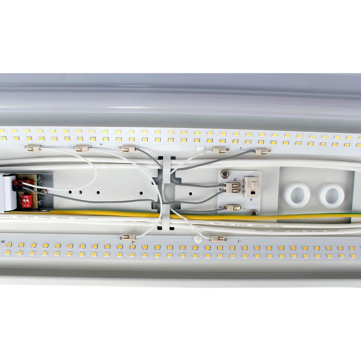 Liny Grab 3000/4000K 62cm Blanc De Designlight - Il est id&eacute;al pour les entrep&ocirc;ts, les ateliers, les magasins, les couloirs et autres environnements de travail o&ugrave; la durabilit&eacute; et la fiabilit&eacute; sont essentielles.