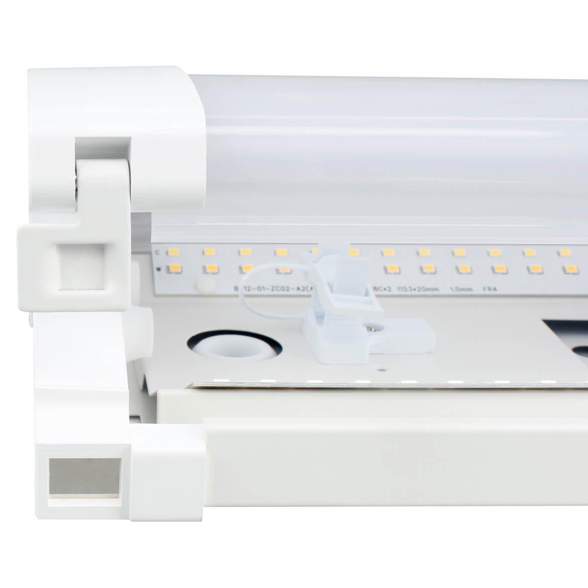 Liny Grab 3000/4000K 62cm Blanc De Designlight - Il est id&eacute;al pour les entrep&ocirc;ts, les ateliers, les magasins, les couloirs et autres environnements de travail o&ugrave; la durabilit&eacute; et la fiabilit&eacute; sont essentielles.