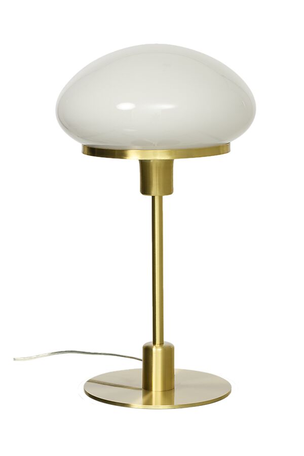 New August 48cm Laiton mat lampe de table De Aneta Lighting - Nouvelle lampe de table élégante d'August dans un modèle classique avec un design plus moderne.