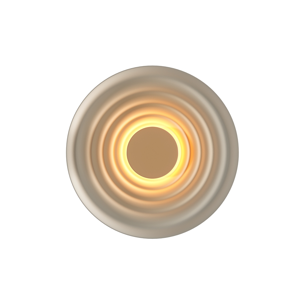 Nami Ø40 Gris applique murale De Maytoni - L'applique murale Nami allie design moderne et lumi&egrave;re tamis&eacute;e, un ajout fonctionnel et d&eacute;coratif &agrave; votre int&eacute;rieur.