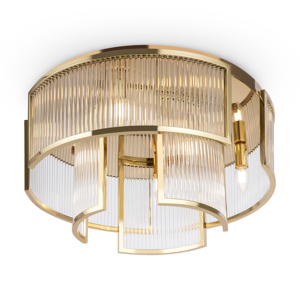 Frame Ø55 Or plafonnier De Maytoni - Parfait pour une utilisation dans le couloir, la chambre ou le salon, o&ugrave; il fournit &agrave; la fois une lumi&egrave;re fonctionnelle et une touche d&eacute;corative.