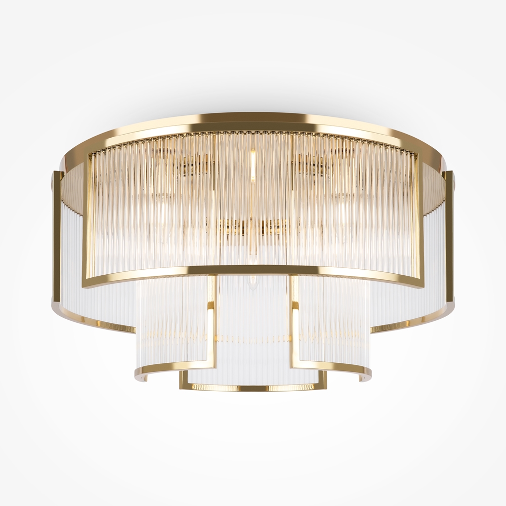 Frame Ø65 Or plafonnier De Maytoni - Parfait pour une utilisation dans le couloir, la chambre ou le salon, o&ugrave; il fournit &agrave; la fois une lumi&egrave;re fonctionnelle et une touche d&eacute;corative.