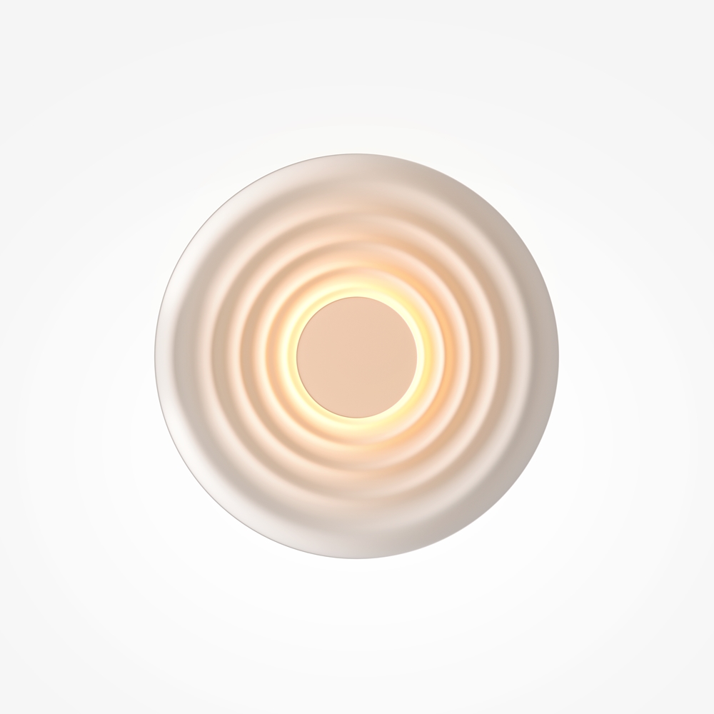 Nami Ø40 Blanc applique murale De Maytoni - L'applique murale Nami allie design moderne et lumi&egrave;re tamis&eacute;e, un ajout fonctionnel et d&eacute;coratif &agrave; votre int&eacute;rieur.