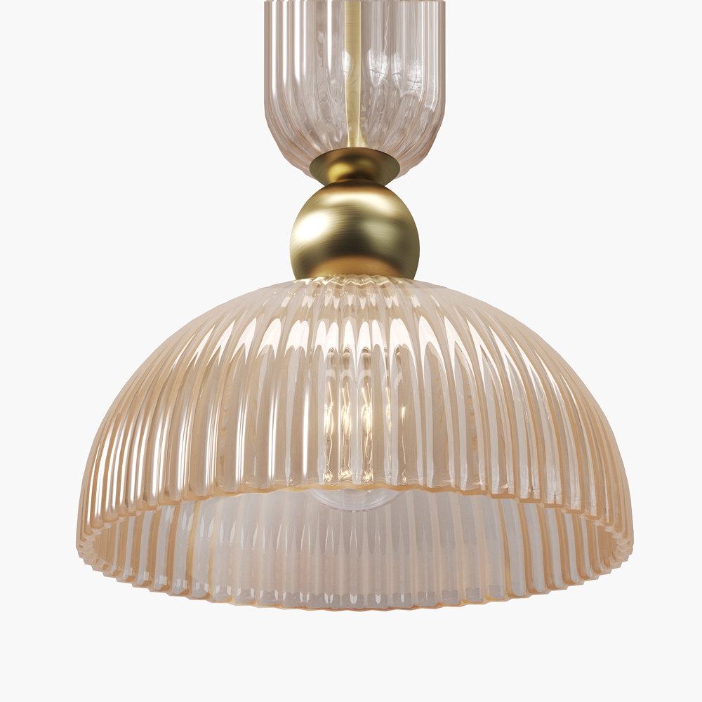 Antic Ø30 Brandy suspension De Maytoni - Le verre cognac diffuse une lumi&egrave;re douce et agr&eacute;able, cr&eacute;ant une atmosph&egrave;re chaleureuse et accueillante.