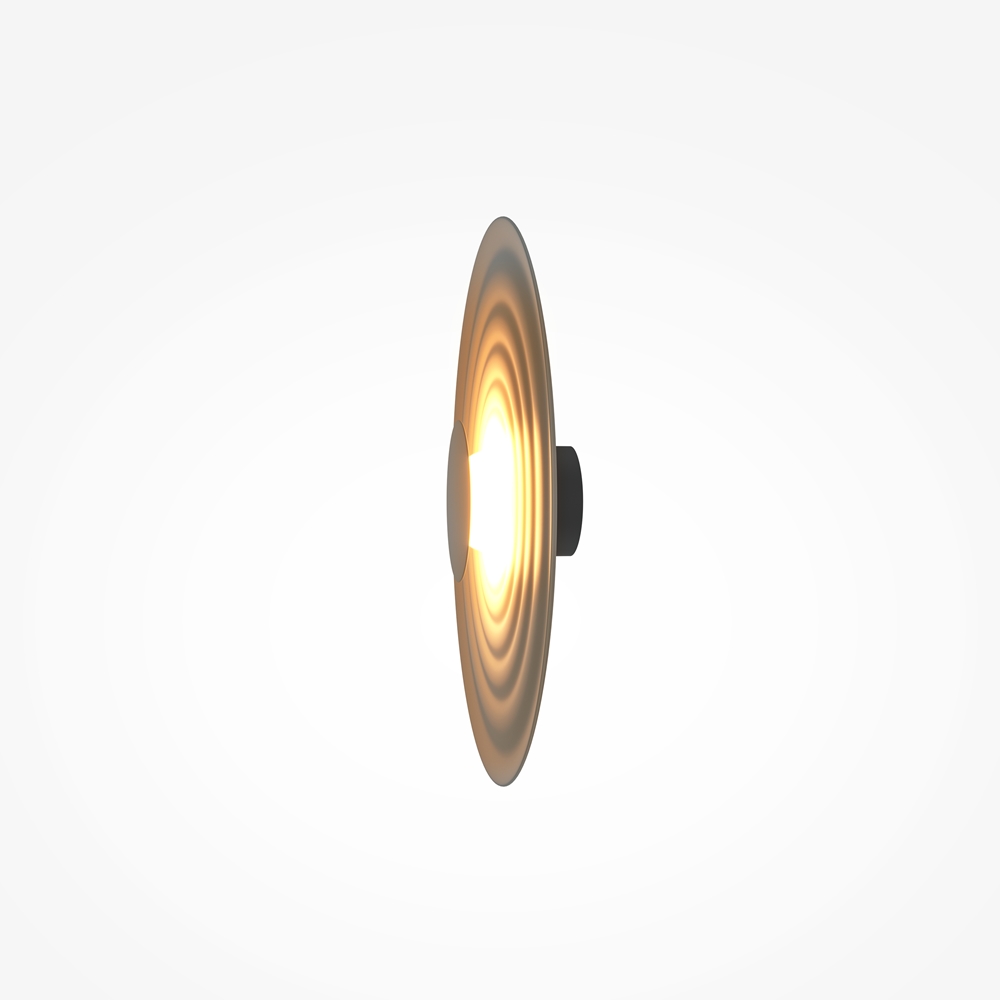 Nami Ø40 Gris applique murale De Maytoni - L'applique murale Nami allie design moderne et lumi&egrave;re tamis&eacute;e, un ajout fonctionnel et d&eacute;coratif &agrave; votre int&eacute;rieur.