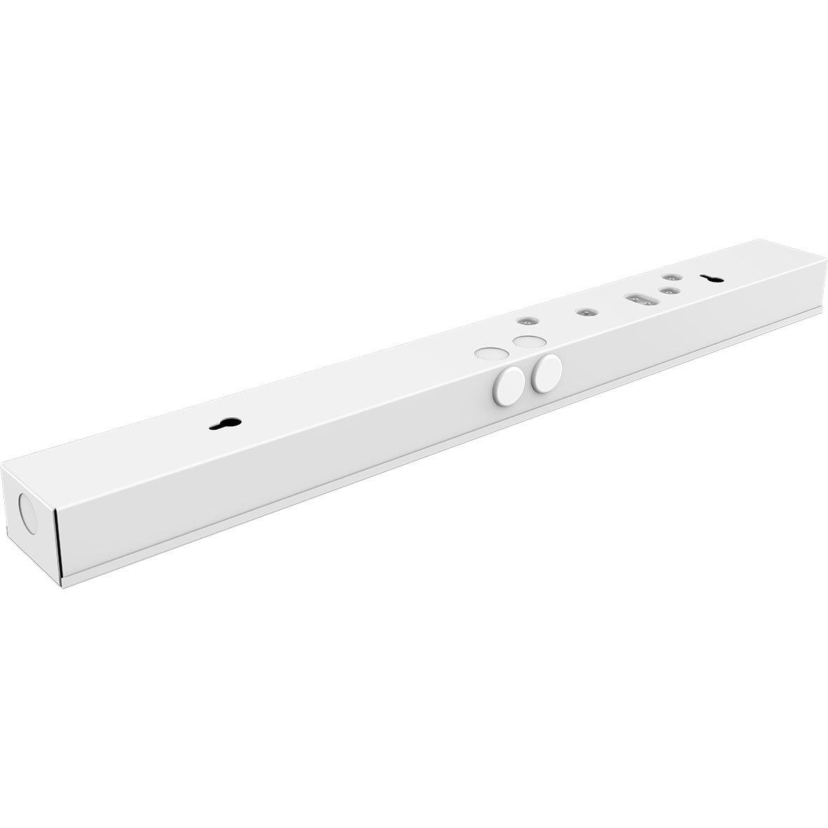 Bänky avec prise électrique 58 cm Blanc De Designlight - Le mod&egrave;le de 580 mm de long, d'une puissance de 10 W et d'un flux lumineux de 1000 lumens, offre une lumi&egrave;re vive et uniforme, parfaite pour &eacute;clairer toute la surface de travail.