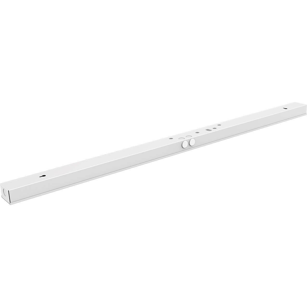 Bänky m. uttag 118cm Blanc De Designlight - Le mod&egrave;le de 580 mm de long, d'une puissance de 10 W et d'un flux lumineux de 2&nbsp;000 lumens, offre une lumi&egrave;re vive et uniforme, parfaite pour &eacute;clairer toute la surface de travail.